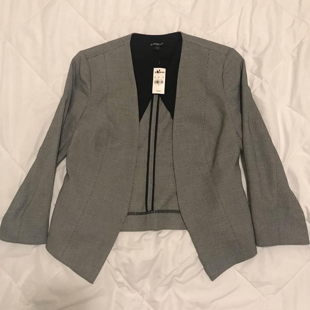 Express cropped blazer
